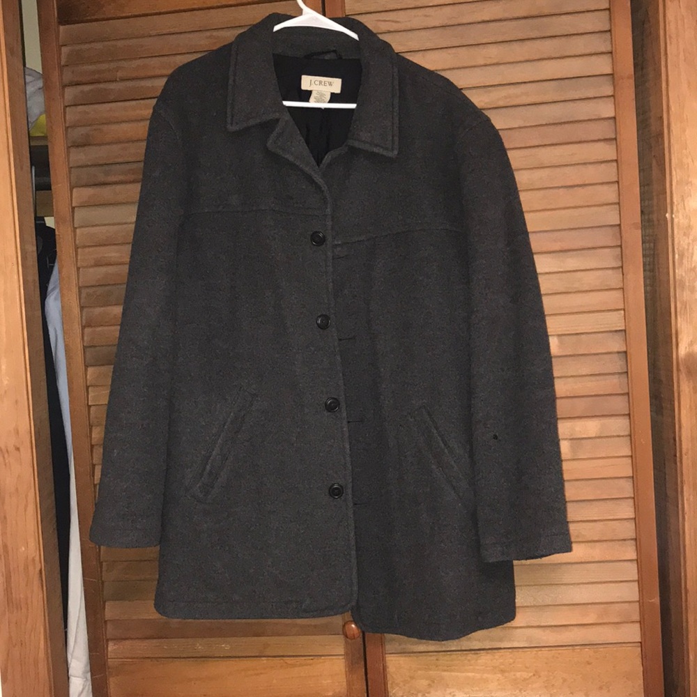 J CREW mens peacoat jacket